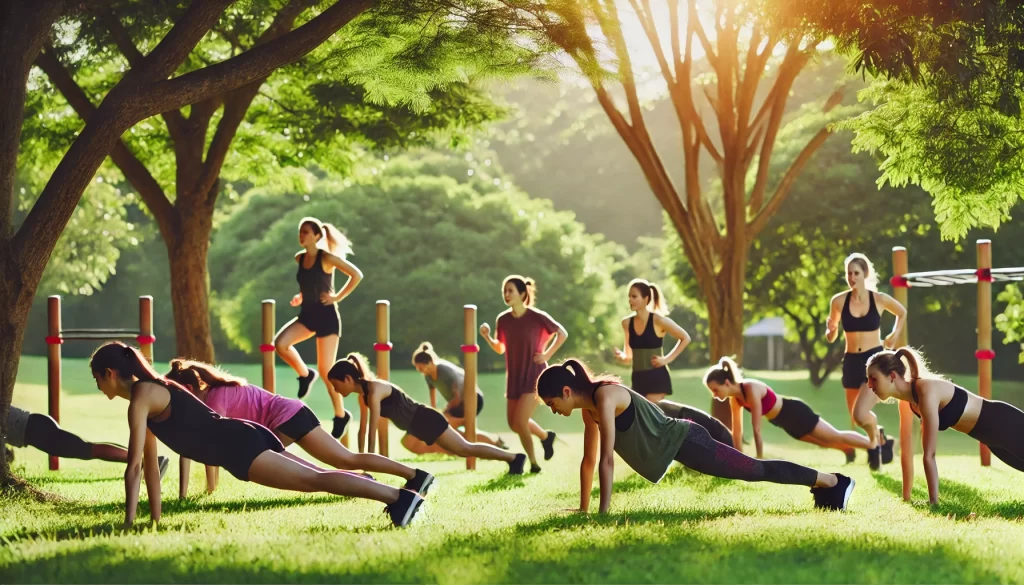 Kalistenika pro ženy: Trénink na čerstvém vzduchu